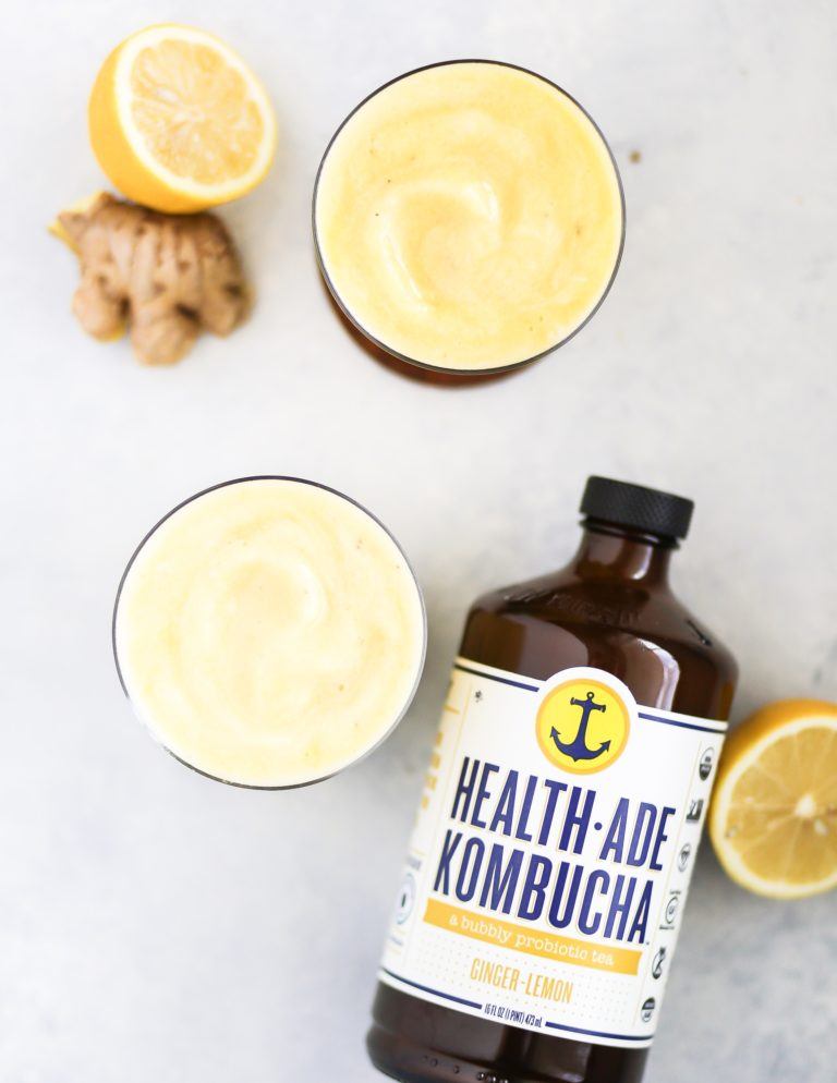 ginger lemon kombucha